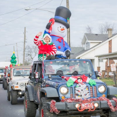 An image from the annual Christmas Parade